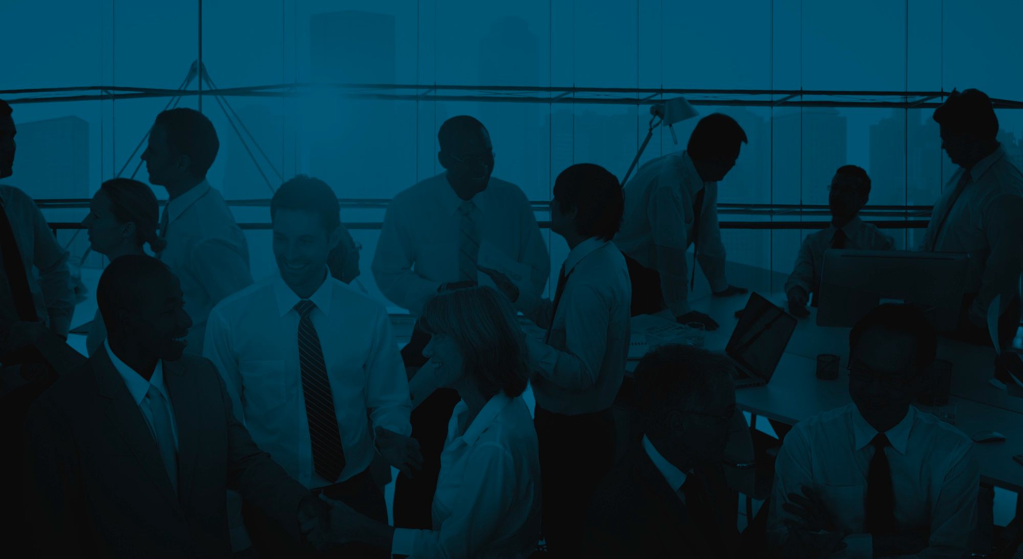 Branded Quantigrity hero background representing trusted technology solutions